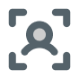 A black square featuring a prominent circle positioned at its center, creating a striking visual contrast.